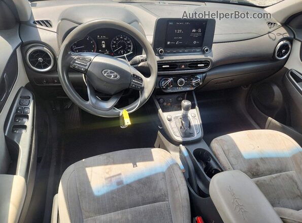 KM8K62AB3NU811385 2022 HYUNDAI KONA Black Dashboard view