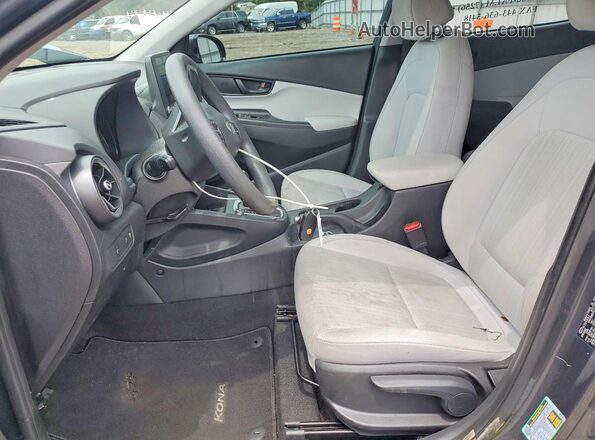 KM8K62AB3NU916590 2022 HYUNDAI KONA Серый Вид салона спереди
