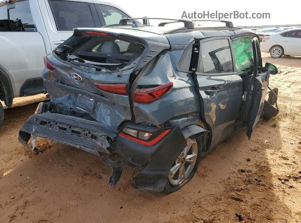 KM8K62AB4NU867853 2022 HYUNDAI KONA Синий Задняя правая четверть