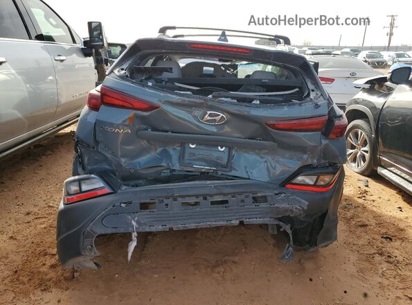 KM8K62AB4NU867853 2022 HYUNDAI KONA Синий Вид сзади