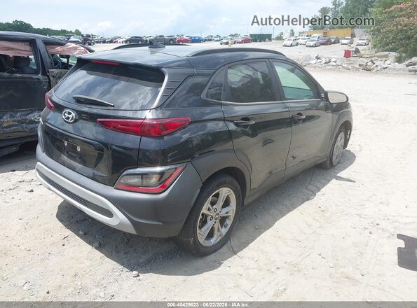 KM8K62AB5NU798865 2022 HYUNDAI KONA Black უკანა მარჯვენა