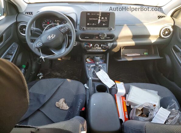 KM8K62AB5PU956348 2023 HYUNDAI KONA Gray წინა პანელის ხედი