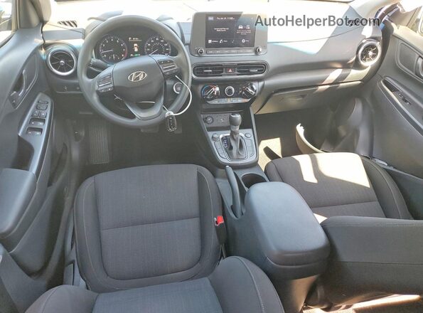KM8K62AB7NU803693 2022 HYUNDAI KONA Синий Вид панели приборов