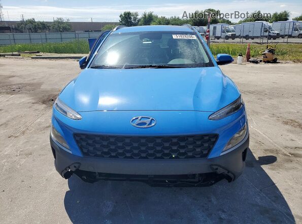 KM8K62AB7NU803693 2022 HYUNDAI KONA Синий Вид спереди
