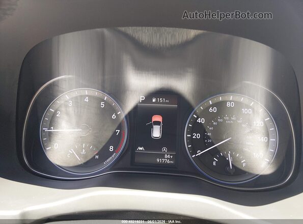KM8K62AB7NU814063 2022 HYUNDAI KONA Gray უკანა სავარძლების ხედი