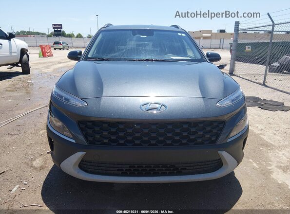 KM8K62AB7NU814063 2022 HYUNDAI KONA Gray ხელსაწყოთა პანელის ხედი