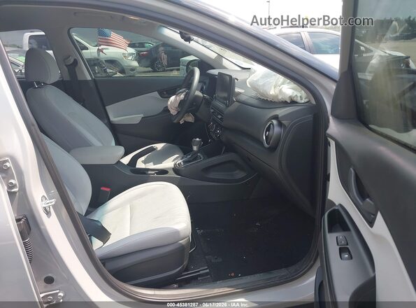 KM8K62AB9PU006137 2023 HYUNDAI KONA Gray წინა სალონის ხედი