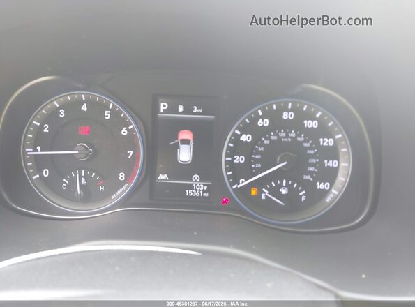 KM8K62AB9PU006137 2023 HYUNDAI KONA Gray უკანა სავარძლების ხედი