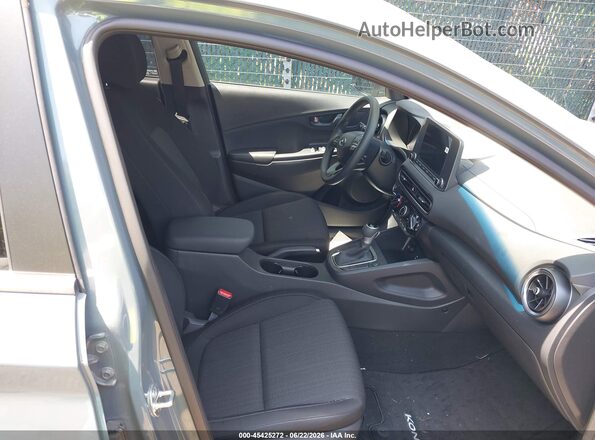 KM8K62AB9PU954263 2023 HYUNDAI KONA Gray Widok wnętrza z przodu