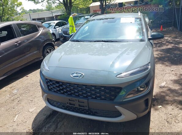 KM8K62AB9PU954263 2023 HYUNDAI KONA Gray Widok wnętrza z tyłu