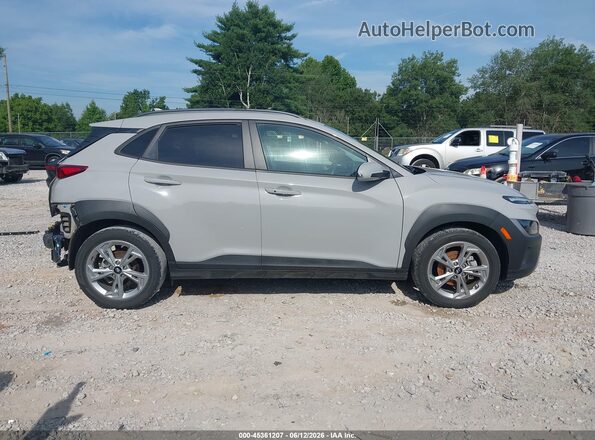 KM8K62AB9PU980197 2023 HYUNDAI KONA Gray Widok wnętrza z tyłu