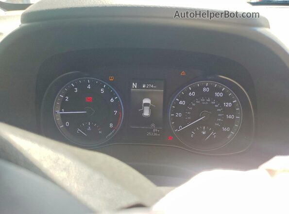 KM8K62ABXPU980936 2023 HYUNDAI KONA White Սարքավորումների վահանակի տեսք