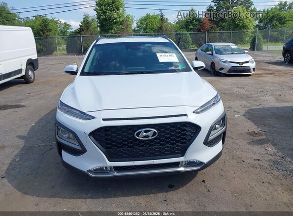 KM8K6CAA0LU521180 2020 HYUNDAI KONA White უკანა სალონის ხედი