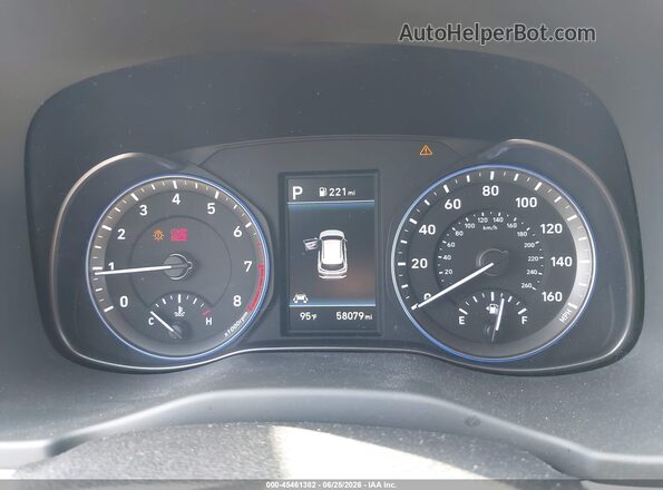 KM8K6CAA0LU521180 2020 HYUNDAI KONA White უკანა სავარძლების ხედი