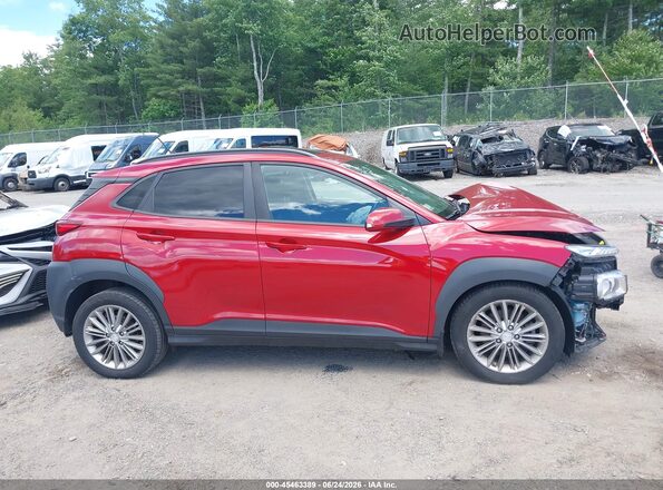 KM8K6CAA4JU087990 2018 HYUNDAI KONA Red უკანა სალონის ხედი