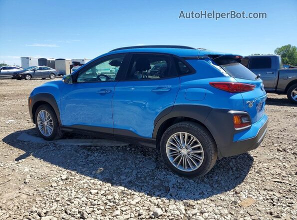 KM8K6CAA4JU181528 2018 HYUNDAI KONA Blue Задня ліва чверть