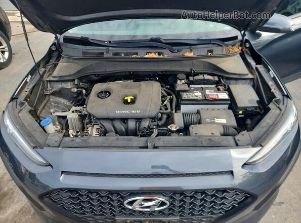 KM8K6CAA4KU321126 2019 HYUNDAI KONA Gray 