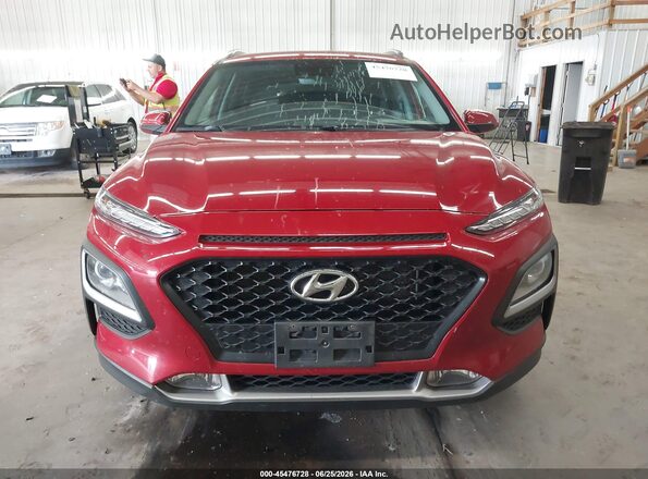 KM8K6CAA6MU677578 2021 HYUNDAI KONA Red Vista del cuadro de instrumentos