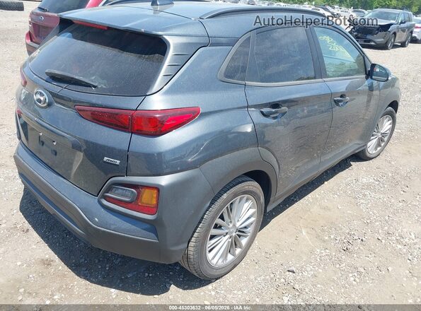 KM8K6CAA6MU683395 2021 HYUNDAI KONA Gray Trasero derecho