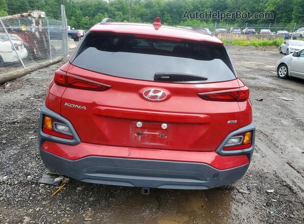 KM8K6CAA7LU526232 2020 HYUNDAI KONA Red Widok z tyłu