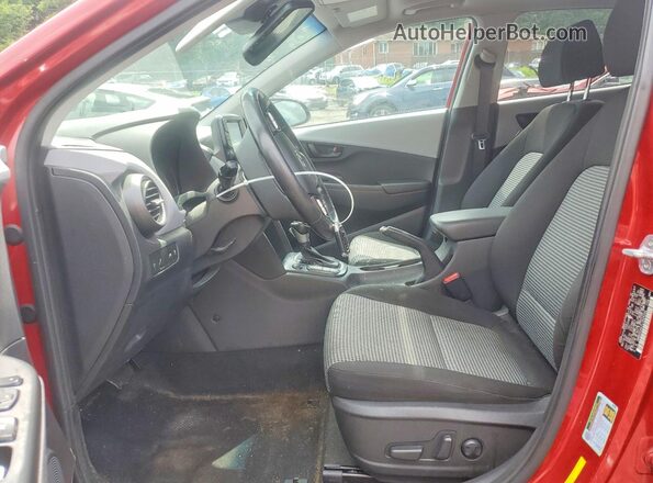 KM8K6CAA7LU526232 2020 HYUNDAI KONA Red Widok wnętrza z przodu