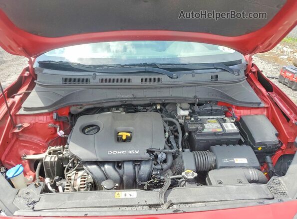 KM8K6CAA7LU526232 2020 HYUNDAI KONA Red Widok wnętrza z tyłu
