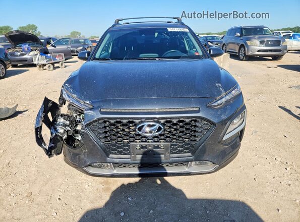 KM8K6CAA9MU614698 2021 HYUNDAI KONA Gray Vista frontal