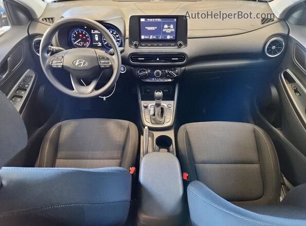 KM8K6CAB0NU771949 2022 HYUNDAI KONA Gray წინა პანელის ხედი