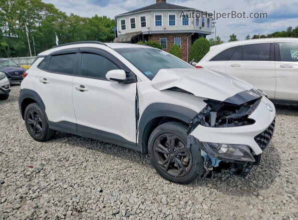 KM8K6CAB0NU820423 2022 HYUNDAI KONA White Przód prawy