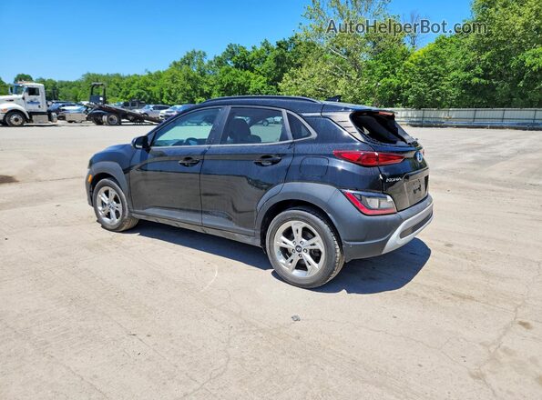 KM8K6CAB0NU922384 2022 HYUNDAI KONA Black უკანა მარცხენა
