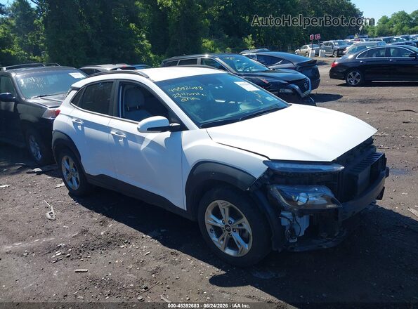 KM8K6CAB0PU978697 2023 HYUNDAI KONA Белый Вид задней части салона