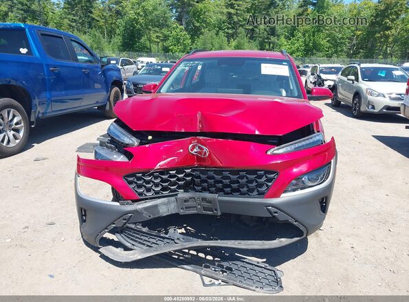 KM8K6CAB1NU762872 2022 HYUNDAI KONA Red Vista frontal
