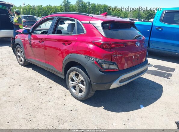 KM8K6CAB1NU762872 2022 HYUNDAI KONA Red Trasero izquierdo
