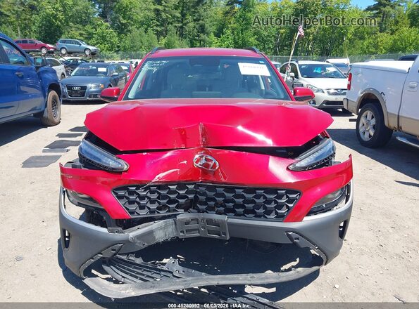 KM8K6CAB1NU762872 2022 HYUNDAI KONA Red Vista interior trasera