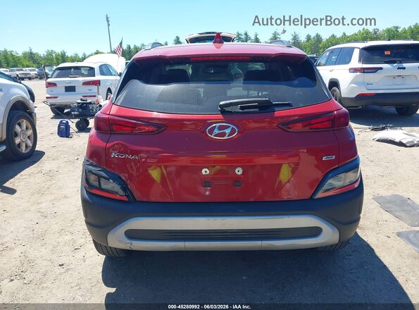 KM8K6CAB1NU762872 2022 HYUNDAI KONA Red 