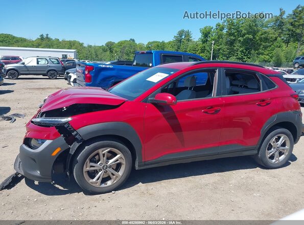 KM8K6CAB1NU762872 2022 HYUNDAI KONA Red 