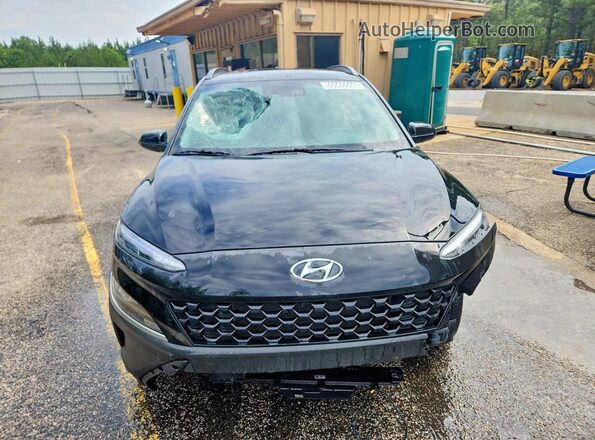 KM8K6CAB1PU041292 2023 HYUNDAI KONA Черный Вид спереди