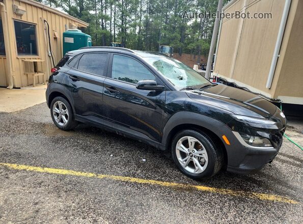 KM8K6CAB1PU041292 2023 HYUNDAI KONA Черный Передняя правая четверть