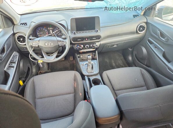 KM8K6CAB1PU041292 2023 HYUNDAI KONA Черный Вид панели приборов
