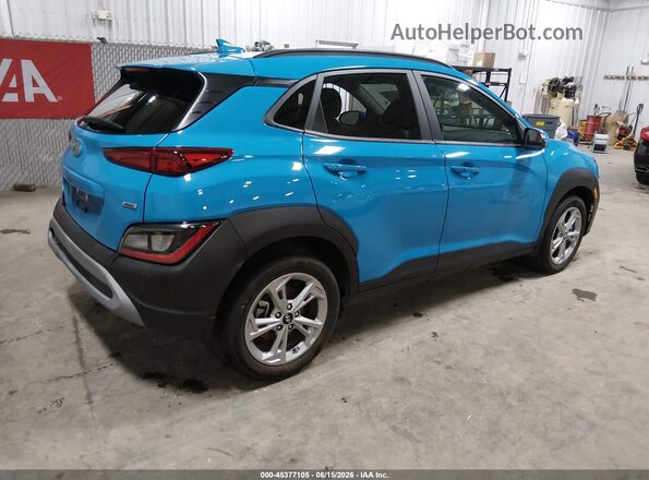 KM8K6CAB1PU976375 2023 HYUNDAI KONA Blue Trasero derecho