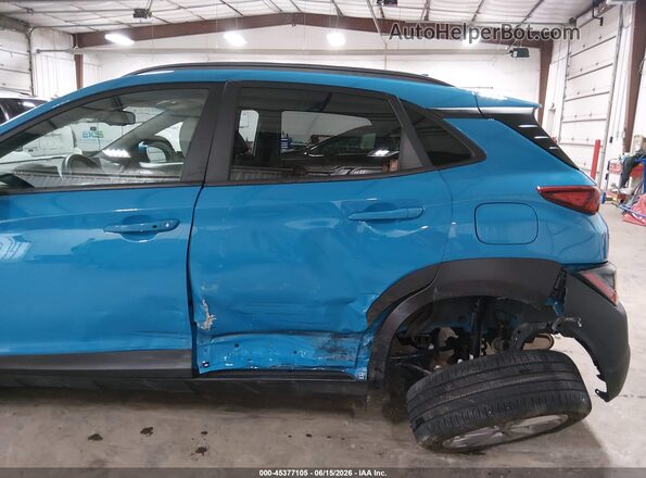 KM8K6CAB1PU976375 2023 HYUNDAI KONA Blue Vista frontal