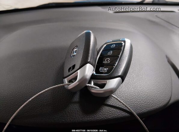 KM8K6CAB1PU976375 2023 HYUNDAI KONA Blue Vista del salpicadero