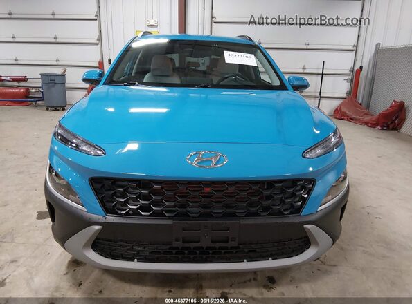 KM8K6CAB1PU976375 2023 HYUNDAI KONA Blue Vista del cuadro de instrumentos