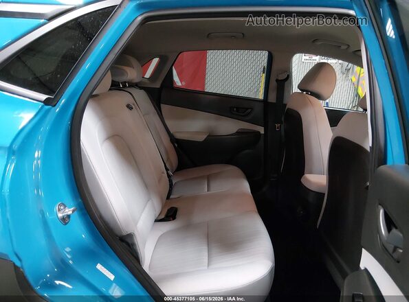 KM8K6CAB1PU976375 2023 HYUNDAI KONA Blue Vista de la etiqueta del VIN