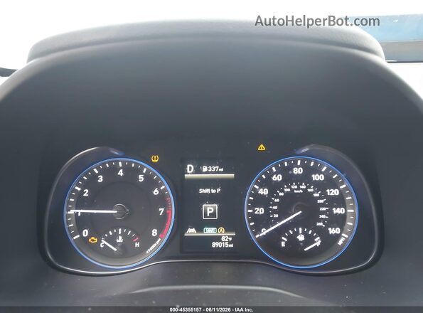 KM8K6CAB2NU778210 2022 HYUNDAI KONA Blue Rear seats view