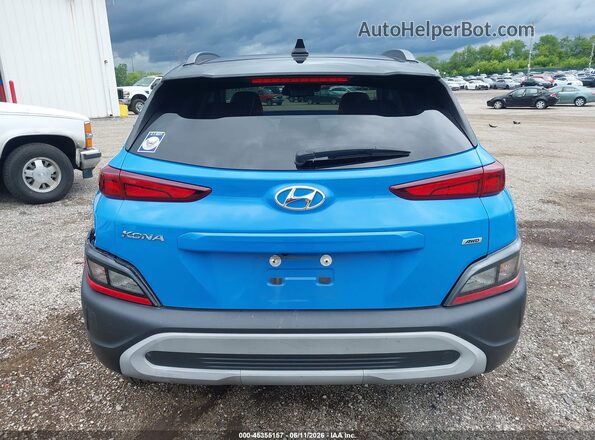 KM8K6CAB2NU778210 2022 HYUNDAI KONA Blue 
