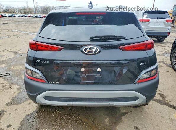 KM8K6CAB2PU059378 2023 HYUNDAI KONA Черный Вид сзади