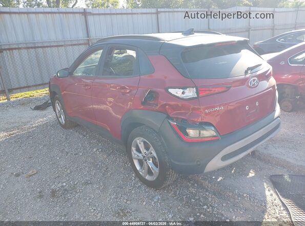 KM8K6CAB3NU761920 2022 HYUNDAI KONA Red Задня ліва чверть