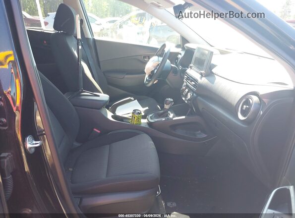 KM8K6CAB3PU960680 2023 HYUNDAI KONA Black Widok wnętrza z przodu