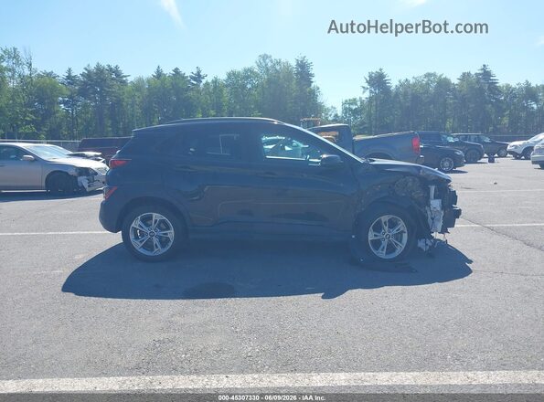 KM8K6CAB3PU960680 2023 HYUNDAI KONA Black Widok wnętrza z tyłu